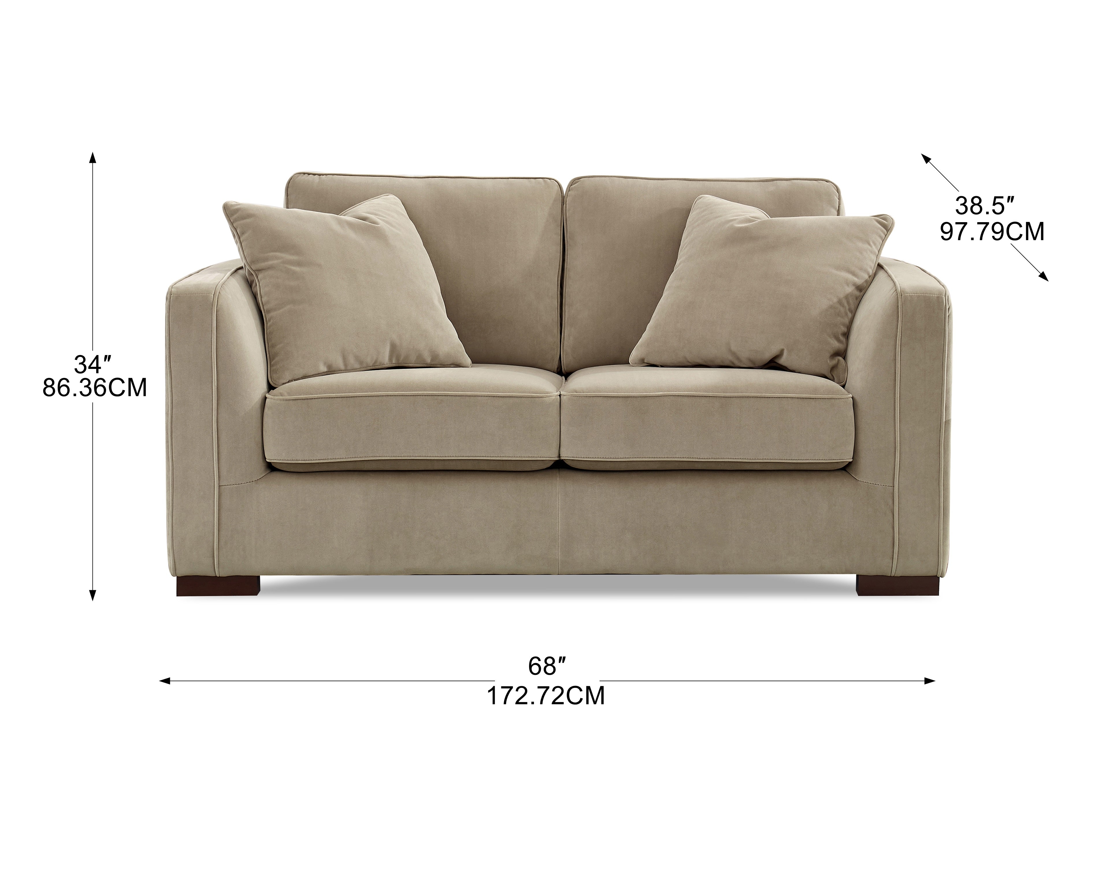 Albert Fabric Sofa Collection, Sand